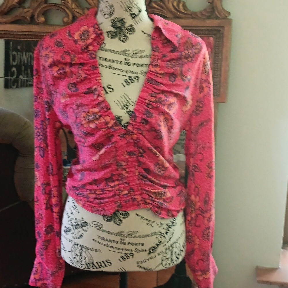 FLORAL blouse by Free People